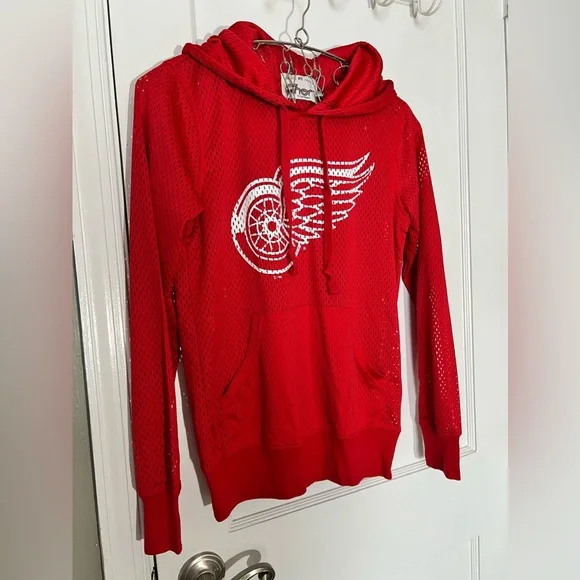 Detroit Red Wings Mesh Hoodie - Picture 2 of 10
